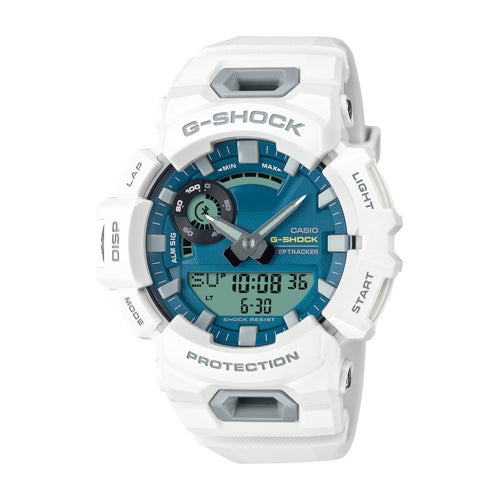 Men's GBA-900 Move Ana/Digi White Resin Watch, Blue Dial_0