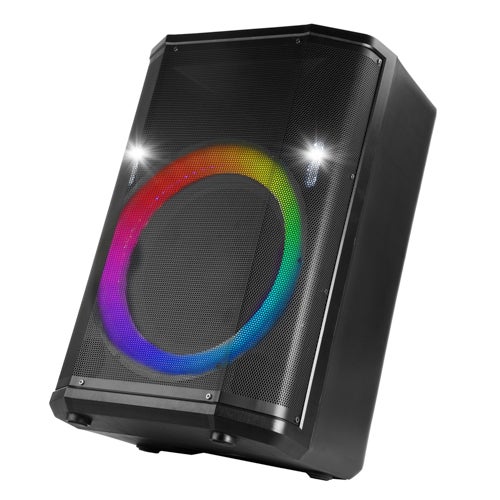 Portable 12" Tiltable TWS Bluetooth Speaker w/ LED Lightshow_0