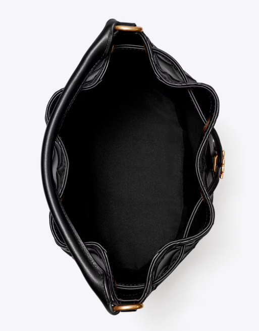 Tory Burch - Large Fleming Soft Bucket Bag - Black