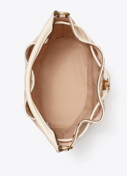Tory Burch - Large Fleming Soft Bucket Bag - New Cream