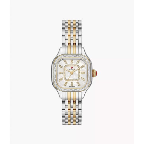 Ladies' Meggie Silver-Tone Stainless Steel Diamond Watch, Mother-of-Pearl Dial_0