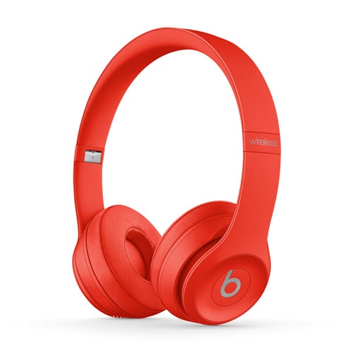 Solo3 Wireless On Ear Headphones, Matte Citrus Red_0