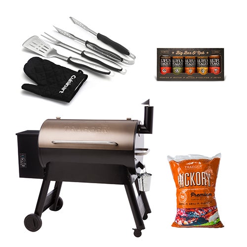 Pro Series 34 Pellet Grill/Smoker Starter Set, Bronze_0