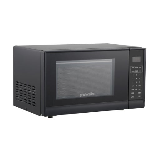 0.7 Cubic Foot 700W Microwave Oven, Black_0