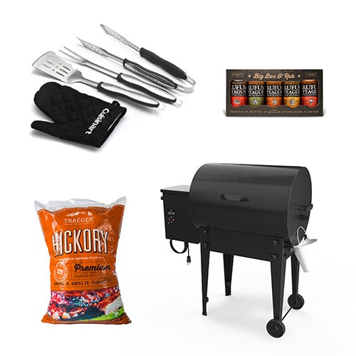 Tailgater Pellet Grill/Smoker Starter Set, Black_0