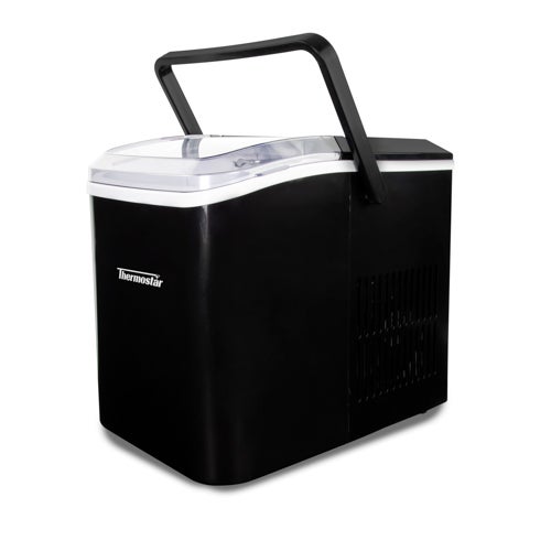 26lb Automatic Self-Cleaning Portable Countertop Ice Maker Black_0