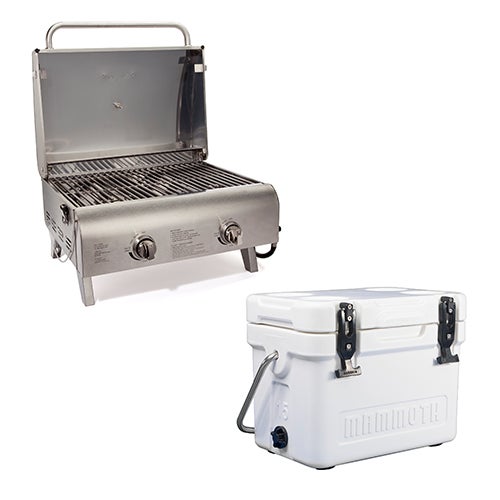 Tabletop Gas Grill Cooler Combo_0