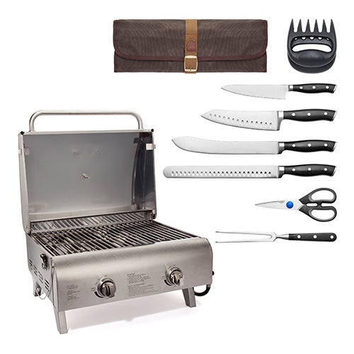 Tabletop Gas Grill Carving Set_0