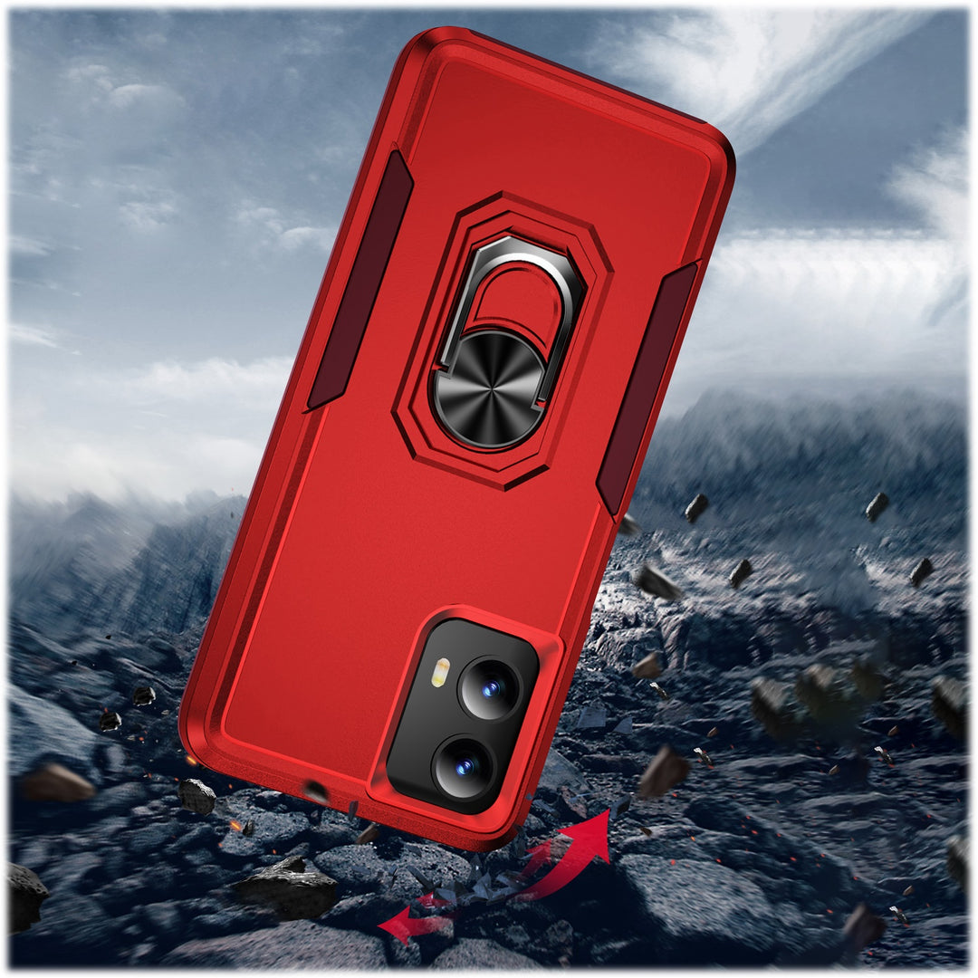 SaharaCase - Raider Series ArmorPro Case for Motorola G 5G (2024) - Viper Red_5