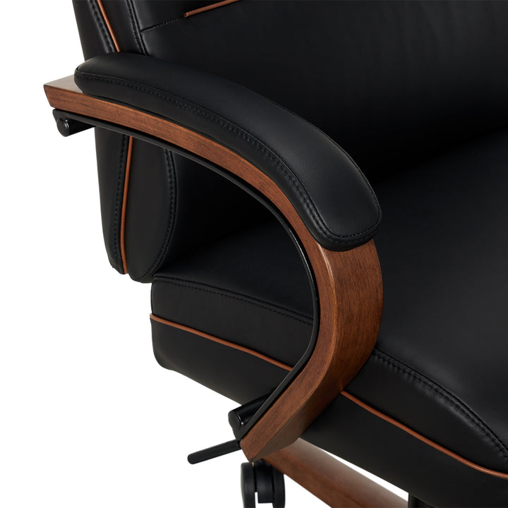 Finch Neo Two Retro-Modern Mid-Back Office Chair - Black_5