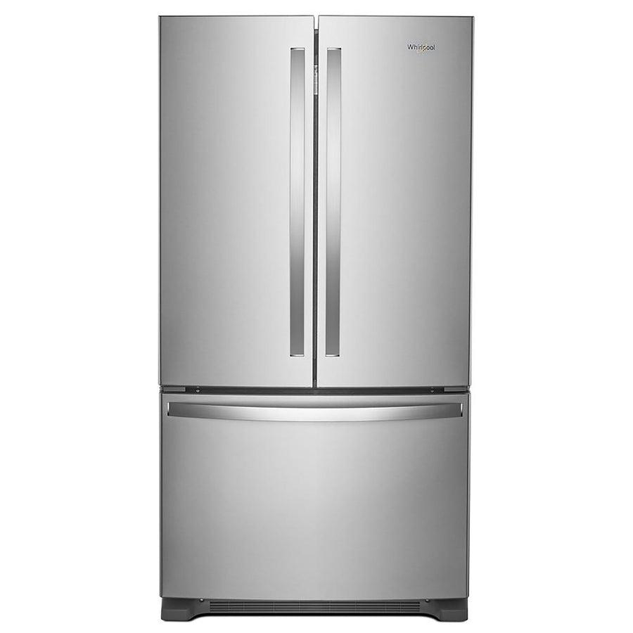 Whirlpool - 20 Cu. Ft. French Door Refrigerator with Elevated Deli Drawer - Stainless Steel_0