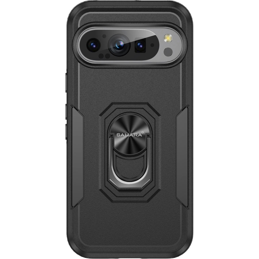 SaharaCase - Raider Series Heavy-Duty Case for Google Pixel 9 and 9 Pro - Scorpion Black_0