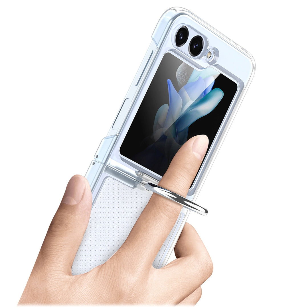 SaharaCase - Venture Series Ring Case for Samsung Galaxy Z Flip6 - Clear_7