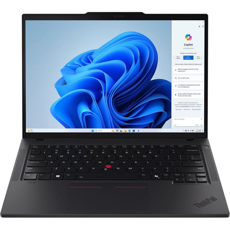 Lenovo - ThinkPad T14 Gen 5 14" Touch - Screen Laptop - AMD Ryzen 7 PRO with 32GB Memory - 512GB SSD - Black_0