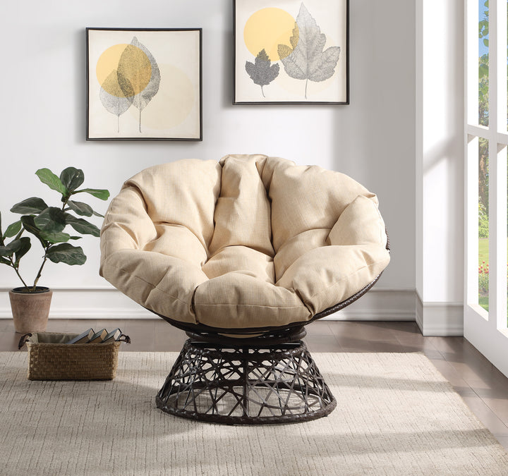 OSP Home Furnishings - Papasan Chair - Cream_5