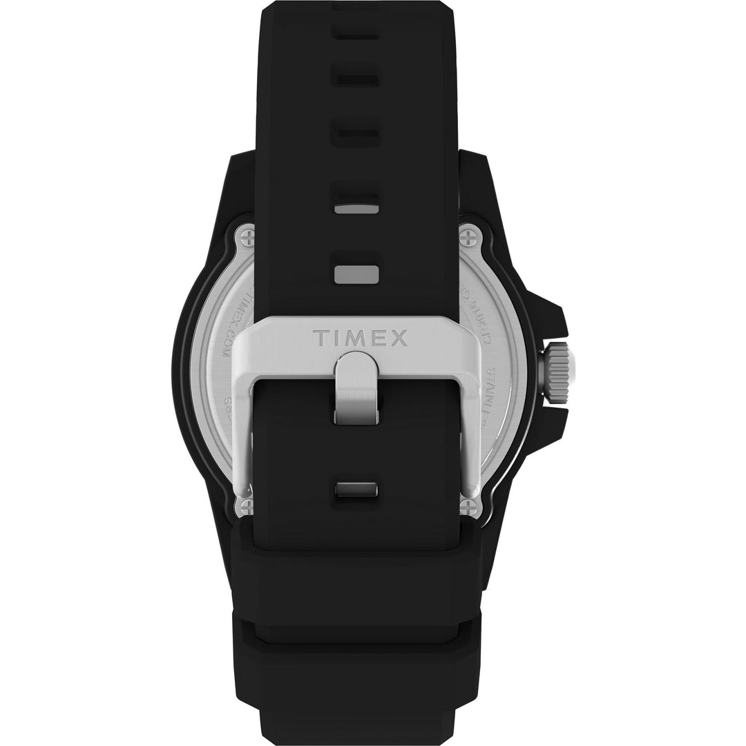 Timex Men's Main Street 42mm Watch - Black Strap Black Dial Black Case - Black_3