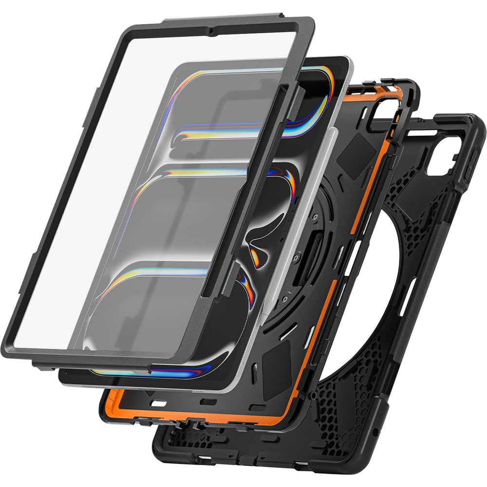 SaharaCase - Raider-X Series Heavy-Duty Case for Apple iPad Pro (M4) 13" 2024 - Scorpion Black_1