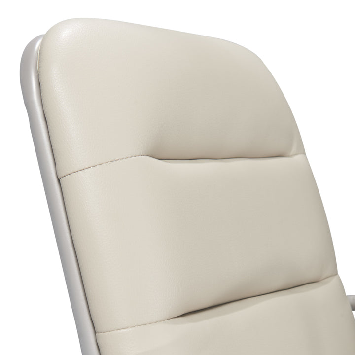 Finch - Franklin Upholstered Office Chair - Bonded Leather - Cream_3