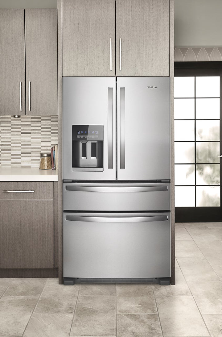 Whirlpool - 24.5 Cu. Ft. French Door Refrigerator with Two-Tier Freezer Storage - Stainless Steel_6