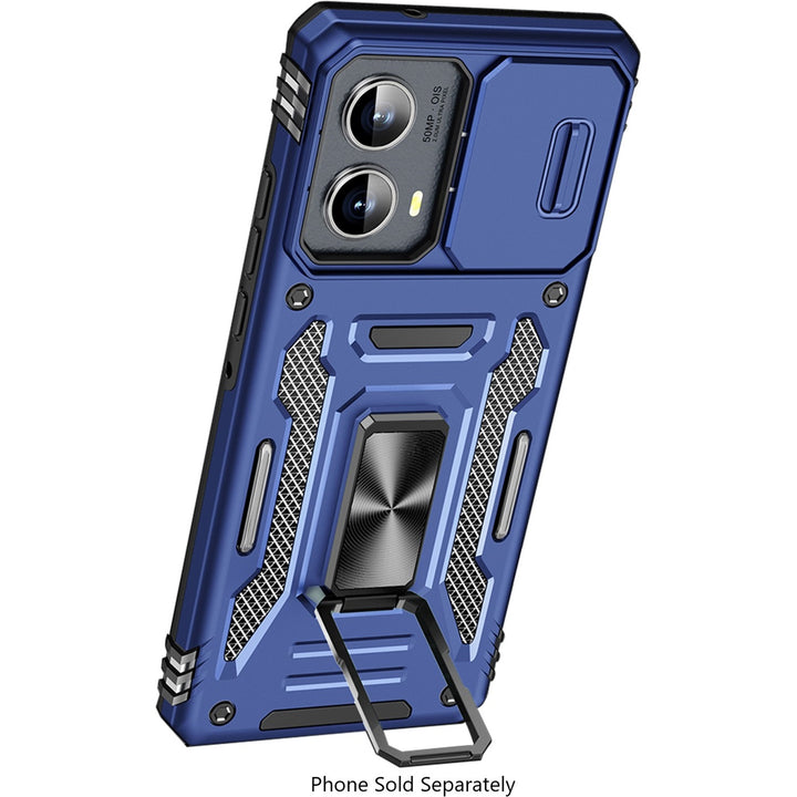 SaharaCase - Raider Series Heavy-Duty Case for Motorola Edge (2024) - Midnight Blue_2