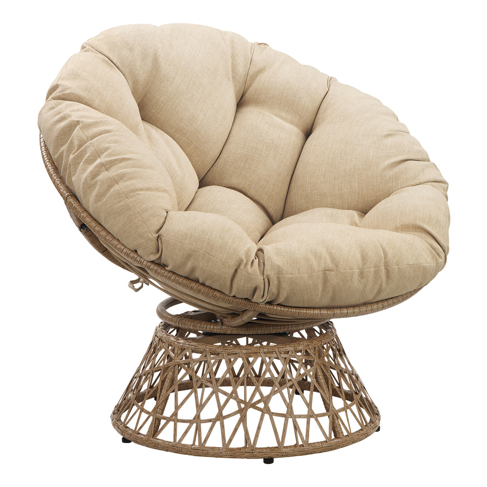 OSP Home Furnishings - Papasan Chair - Cream_1