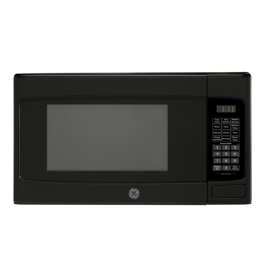 GE - 1.1 Cu. Ft. Countertop Microwave with Convenience Cooking Controls - Black_0