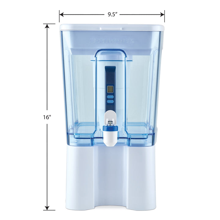 ZeroWater - 52 Cup Ready-Read 5-Stage Water Filtration Dispenser - Blue_6