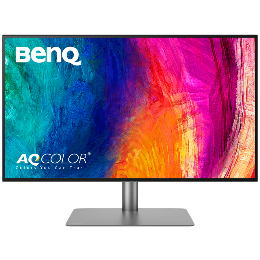 BenQ - AQCOLOR PD3225U 31.5" IPS Black LED 4K P3 Mac Compatible Monitor (HDMI/DP/Thunderbolt 3 85W) - Metallic gray_0