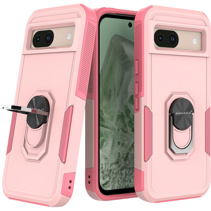 SaharaCase - Raider Series Kickstand Case for Google Pixel 8a - Desert Rose_4