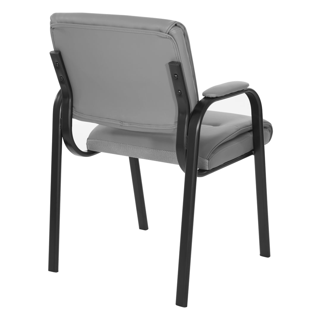 Office Star Products - Guest Chair - Grey/Black_3