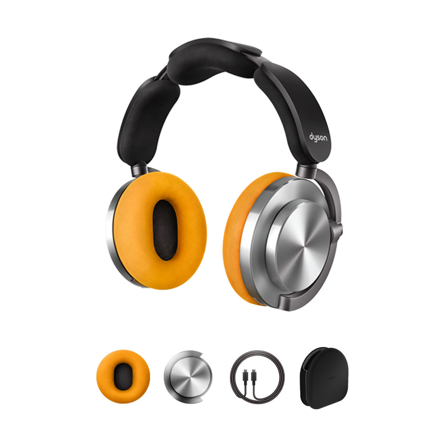 Dyson OnTrac Customizable Noise-Cancelling Slimline  Headphones - Aluminum_0