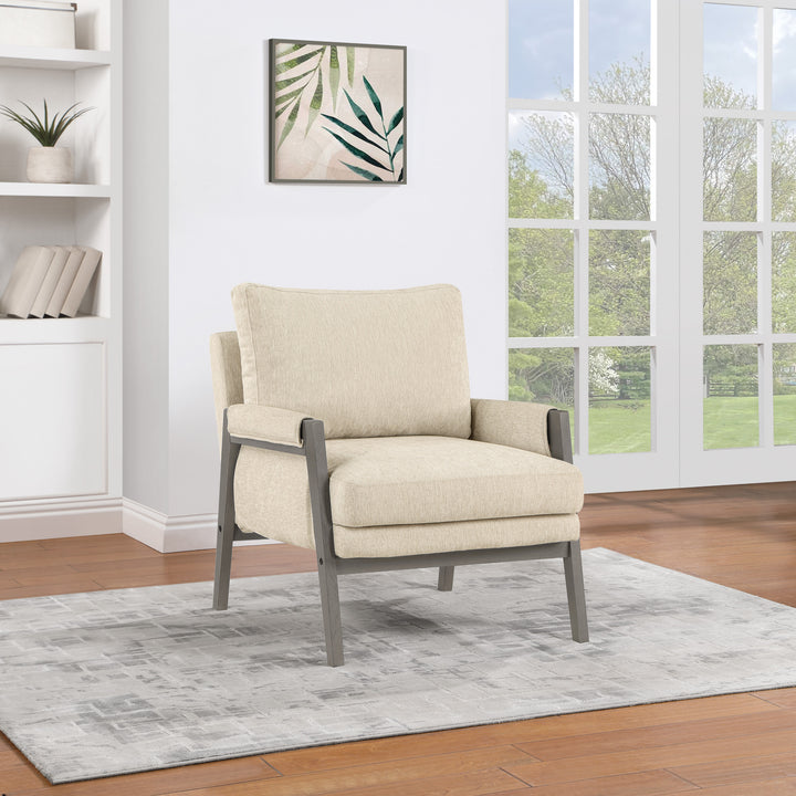 OSP Home Furnishings - Amari Wood Frame Armchair - Linen_5