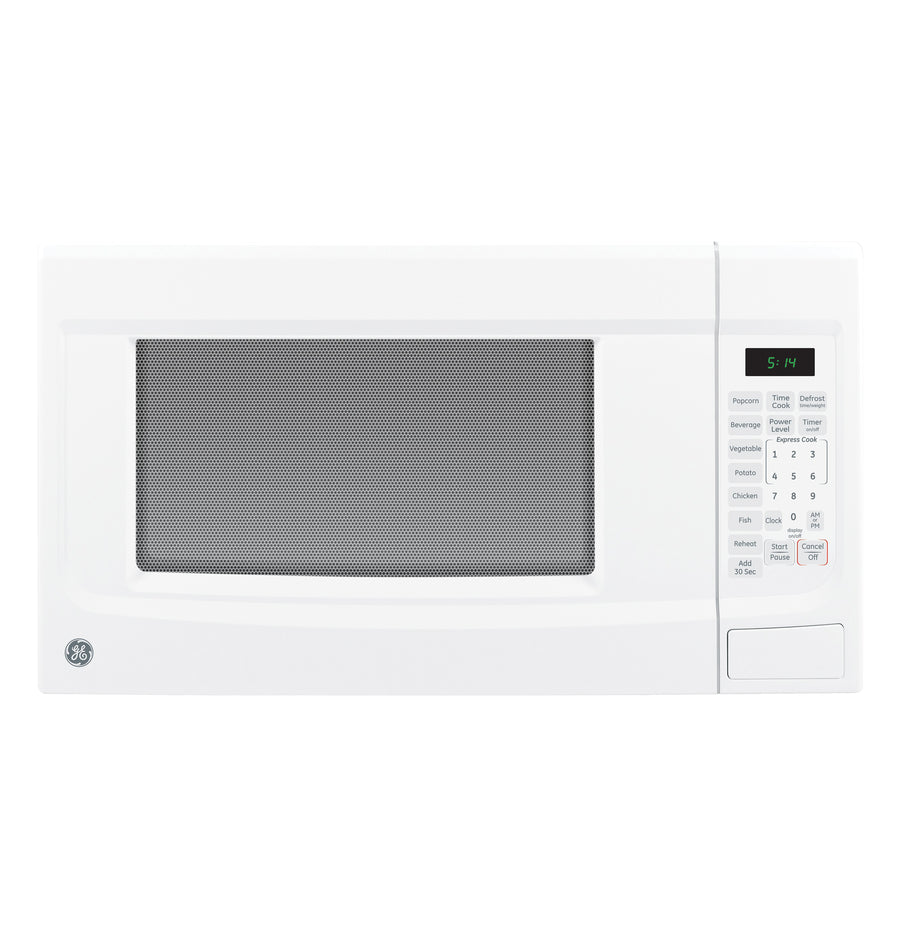 GE - 1.4 Cu. Ft. Countertop Microwave with Sensor Cooking and Defrost - White_0