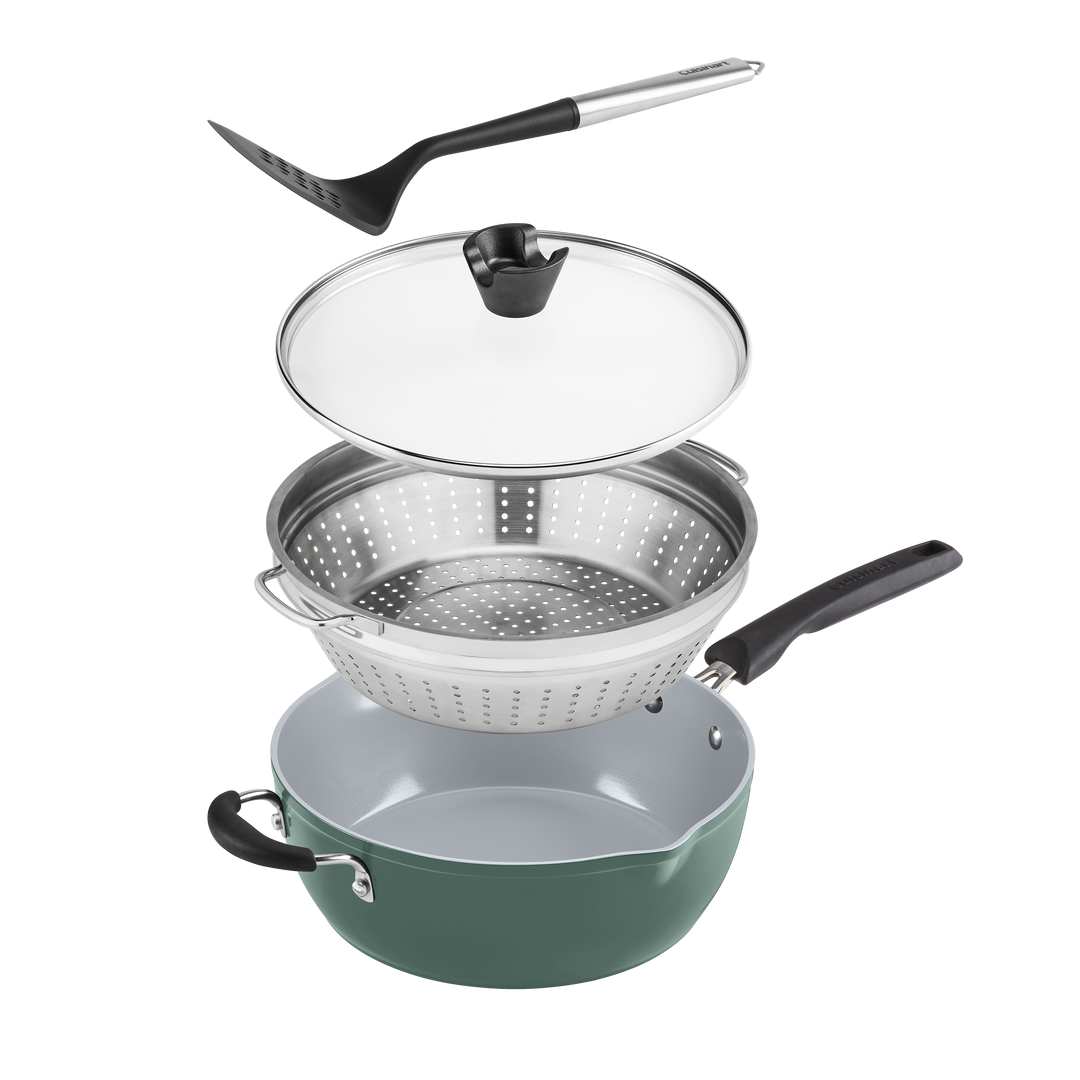 Cuisinart - Preferred Pan 4-Pc Set - Sensible Sage Green_1