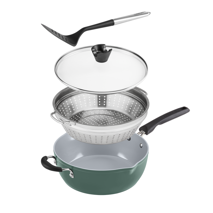 Cuisinart - Preferred Pan 4-Pc Set - Sensible Sage Green_1