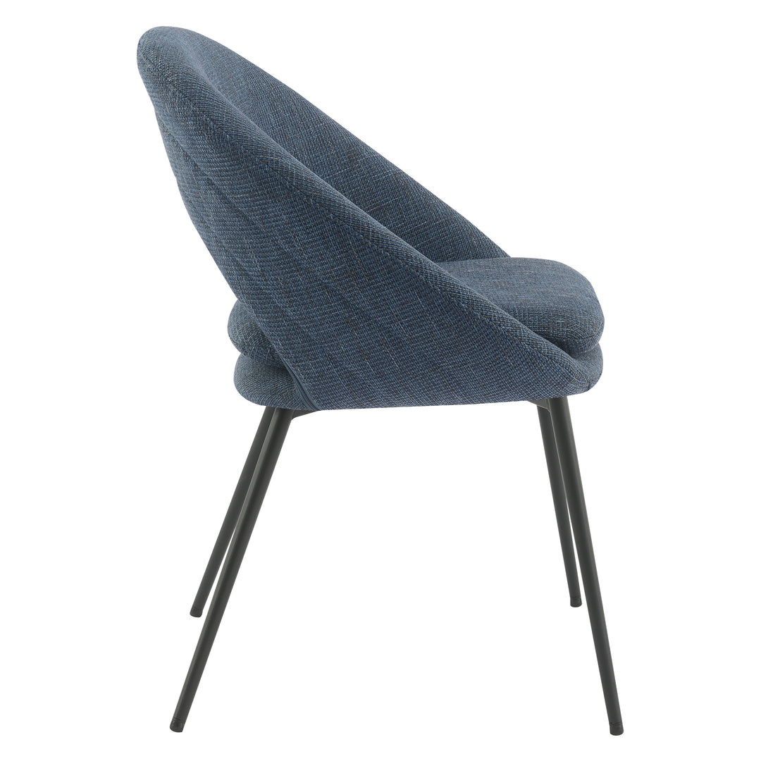 OSP Home Furnishings - Millie Accent /Dining Chair - Navy/ Black_2