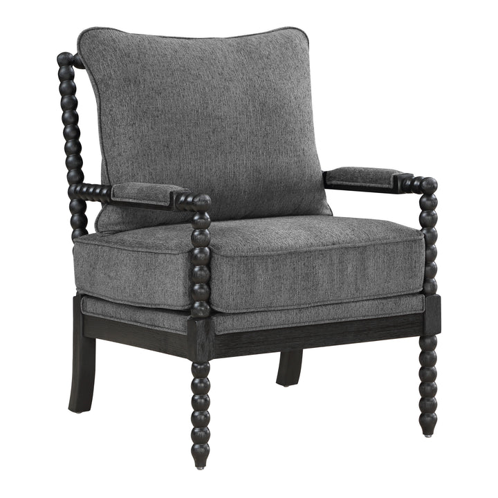 OSP Home Furnishings - Eliza Spindle Chair - Charcoal_1