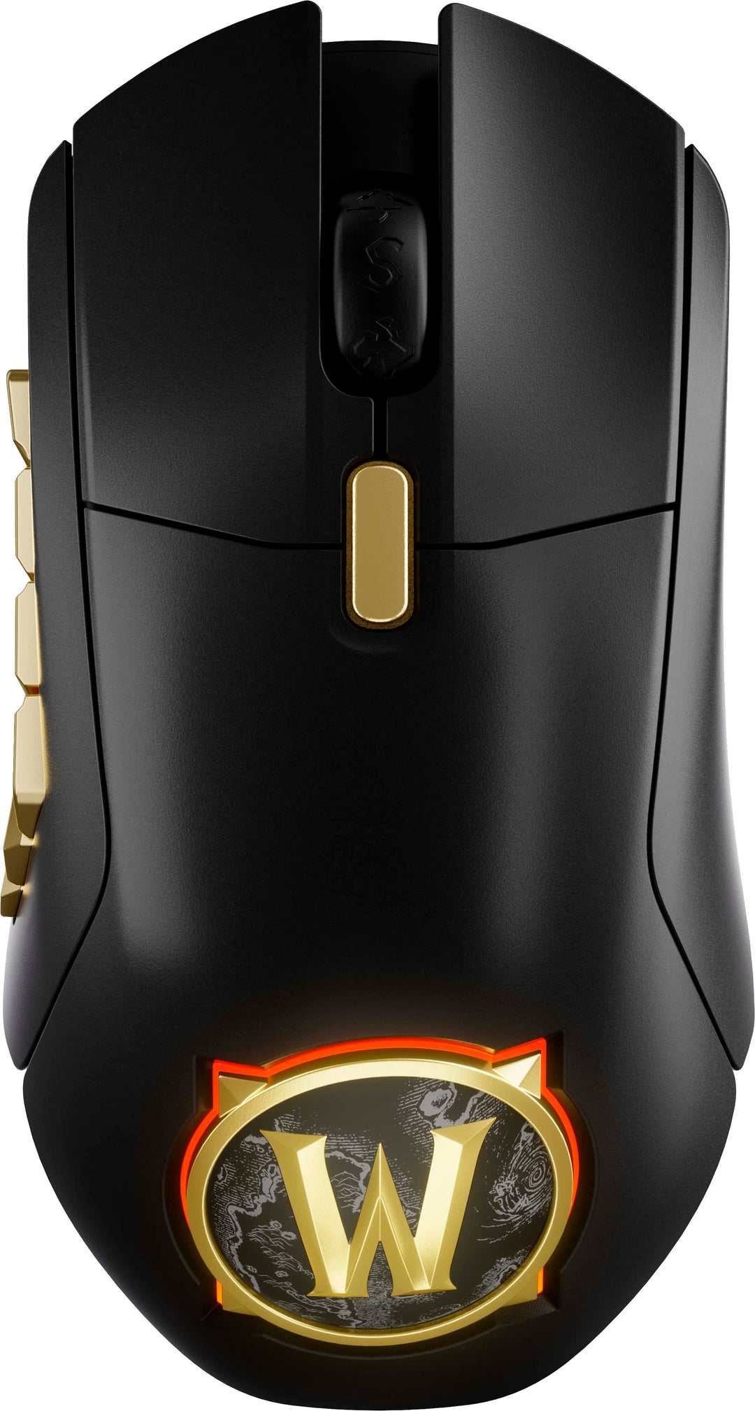 SteelSeries - Aerox 9 Wireless World of Warcraft Edition RBG Optical Gaming Mouse with 18 Programmable Buttons - Black_1