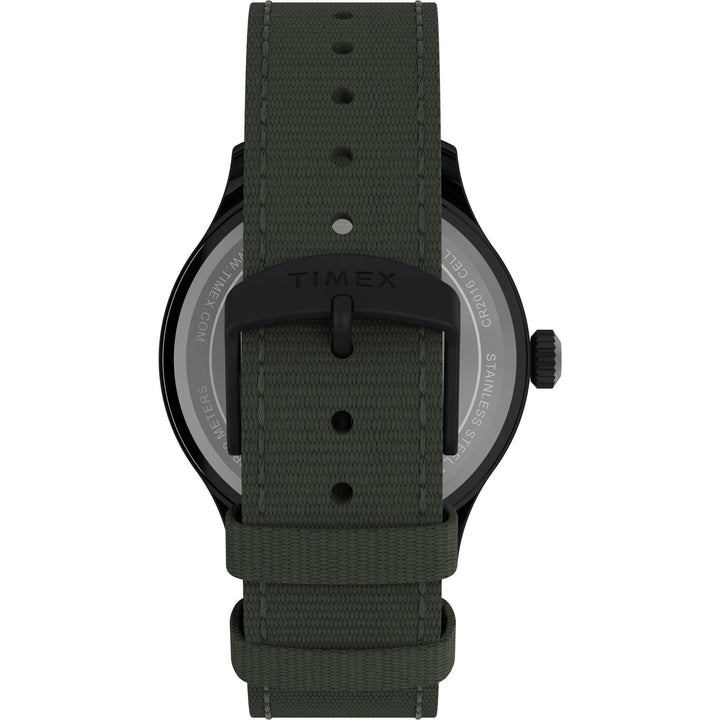 Timex Men's Expedition Field 43mm Watch - Green Strap Green Dial Black Case - Green_3