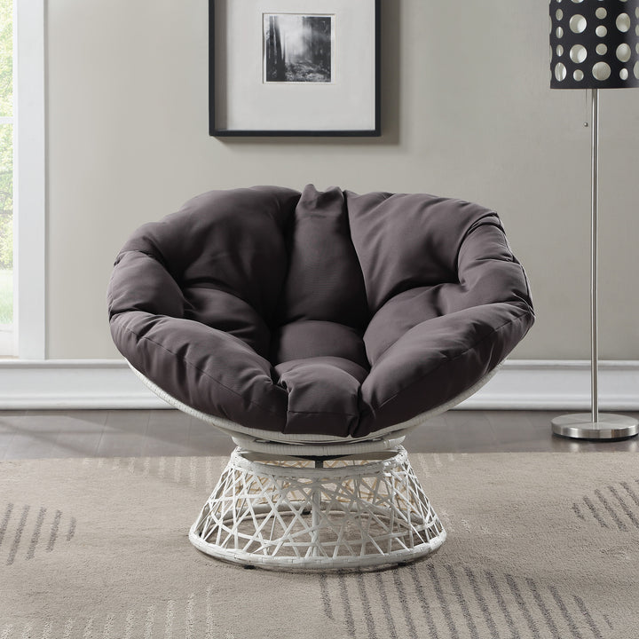 OSP Home Furnishings - Papasan Chair - Gray_5