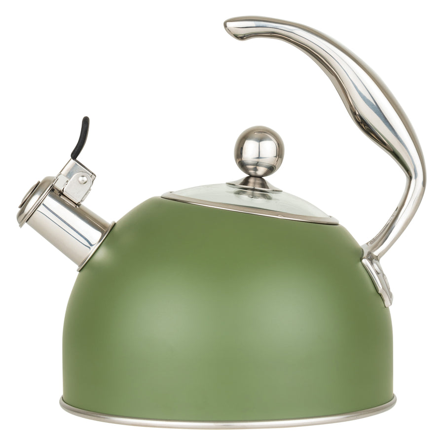 Viking 2.6 Quart Whistling Tea Kettle with 3-Ply Base, Cypress Green - Cypress Greeen_0