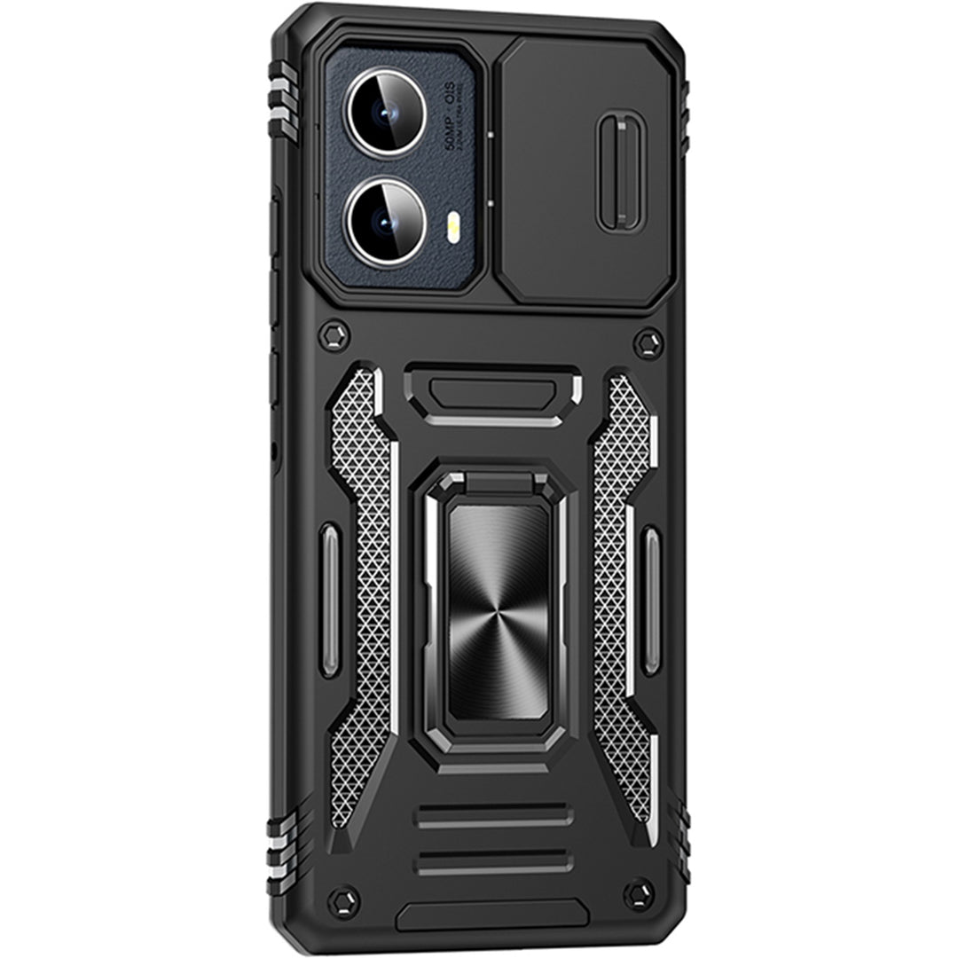 SaharaCase - Raider Series Heavy-Duty Case for Motorola Edge (2024) - Scorpion Black_0