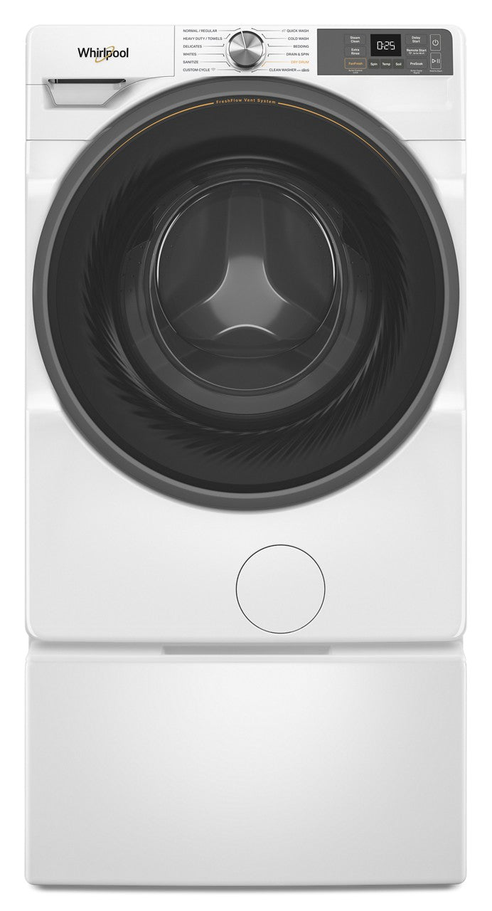 Whirlpool - 4.5 Cu Ft. High Efficiency Smart Front Load Washer with FreshFlow Vent System - White_9