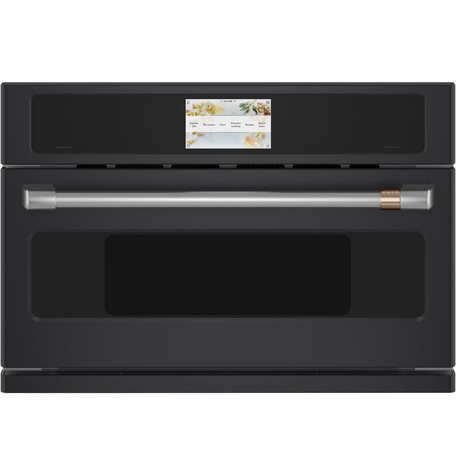 Café - 1.7 Cu. Ft. Convection Built-In Microwave with 120V Five in One Advantium Technology - Matte Black_0