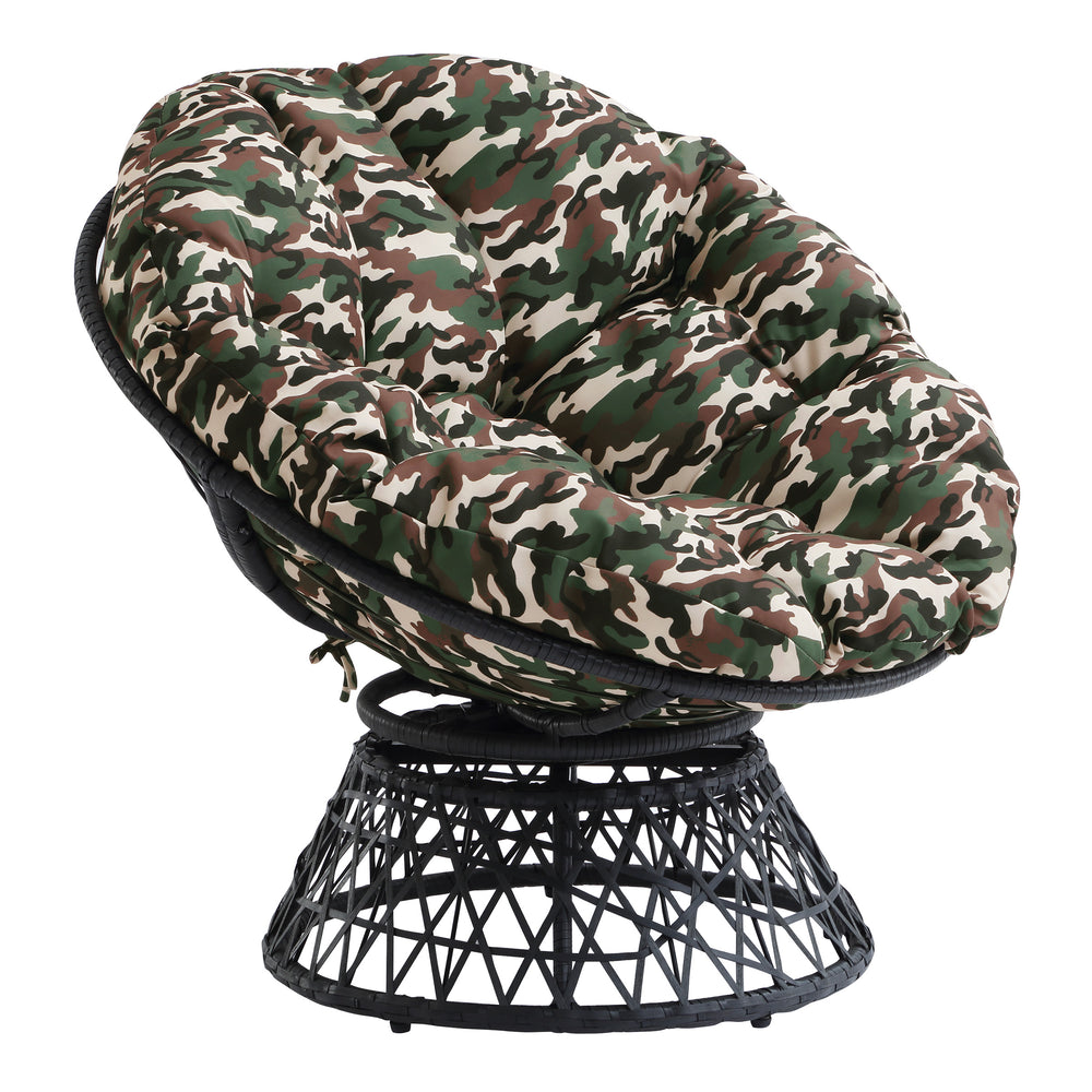 OSP Home Furnishings - Papasan Chair - Camo_1