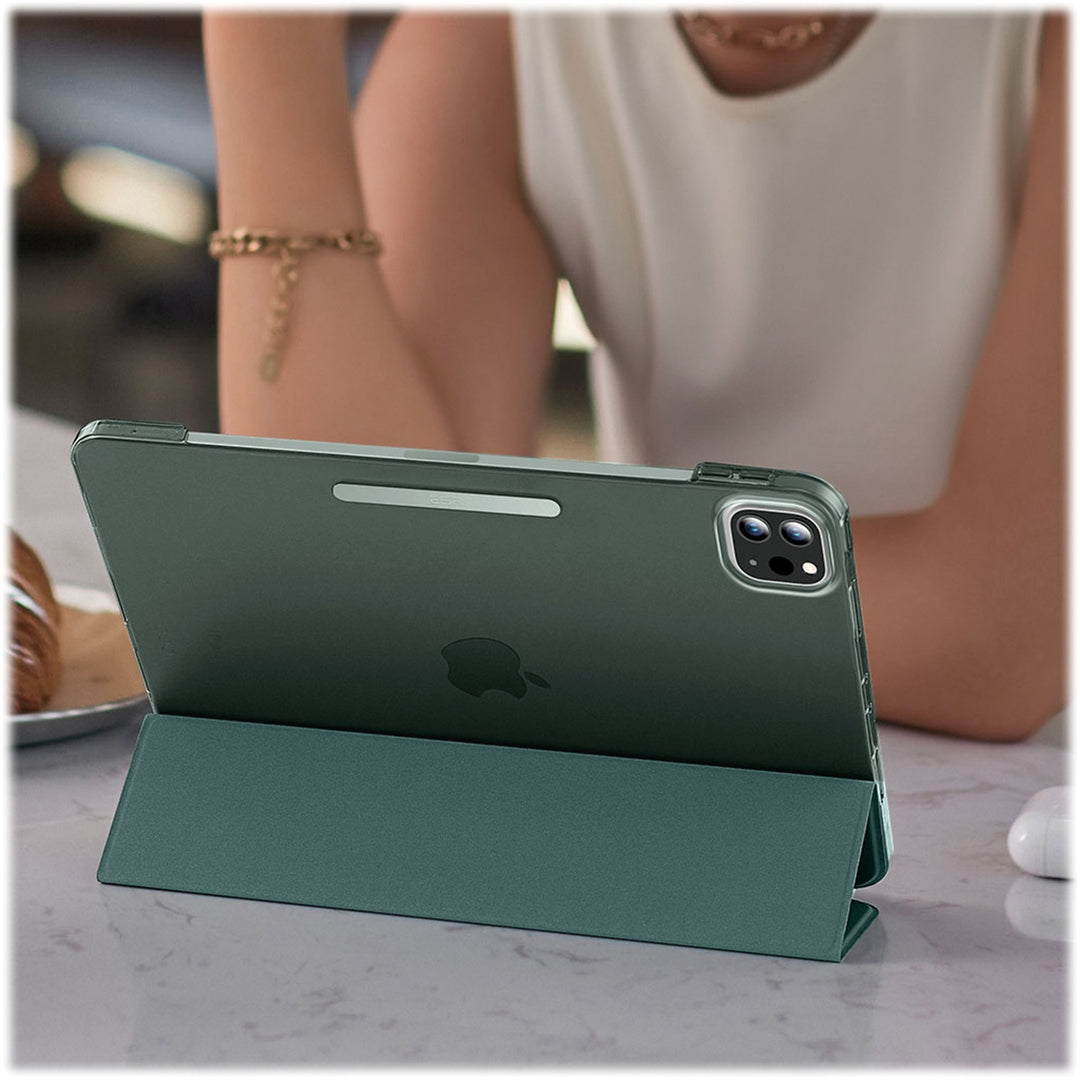 SaharaCase - Venture Series Tri-Fold Folio Case for Apple iPad Pro (M4) 13" 2024 - Cactus Green_7