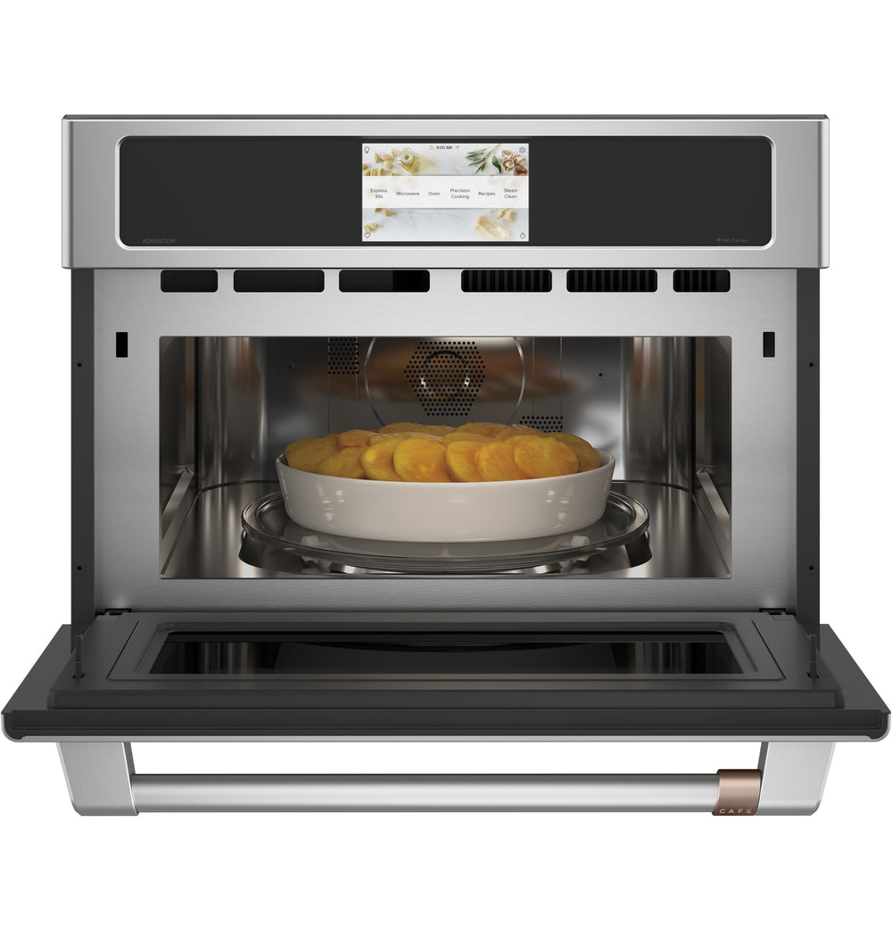 Café - 1.7 Cu. Ft. Convection Built-In Microwave with Sensor Cooking and 120V Five in One Advantium Technology - Stainless Steel_1