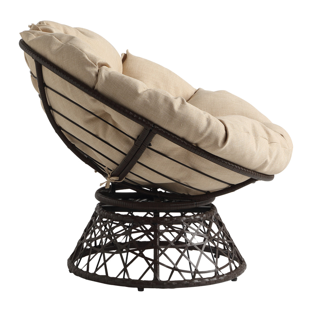 OSP Home Furnishings - Papasan Chair - Cream_2