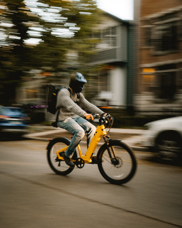 Velotric Discover 1 Step-Through Commuter Ebike with 65 miles Max Range and 25 MPH Max Speed UL Certified- Mango - Mango_7