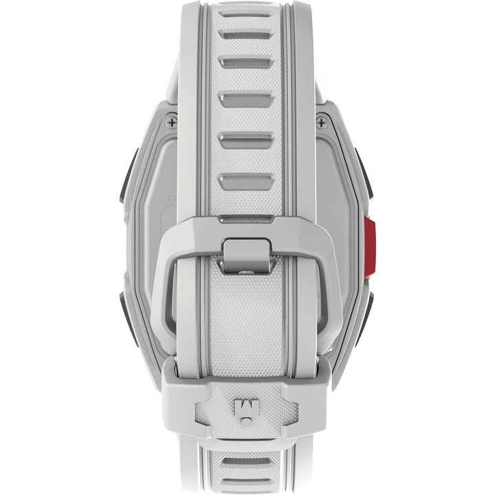Timex Unisex IRONMAN T300 42mm Watch - White Strap Digital Dial White Case - White_1